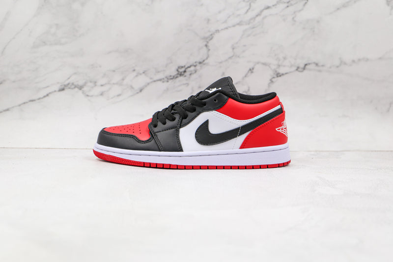 AIR JORDAN 1 LOW x BRED TOE