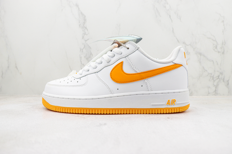 AIR FORCE 1 x WATERPROOF WHITE ORANGE [MASCULINO/FEMININO]