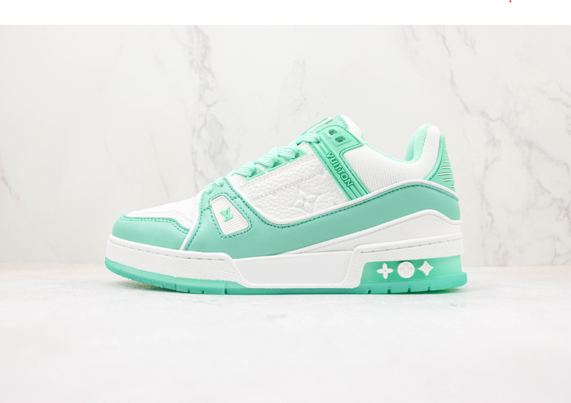 LOUIS VUITTON x TRAINER ''WHITE GREEN''