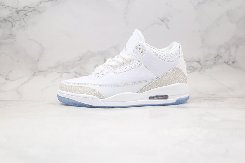 AIR JORDAN 3 x TRIPLE WHITE [MASCULINO/FEMININO]