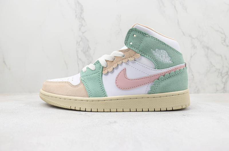 AIR JORDAN 1 MID x PINK OXFORD [MASCULINO/FEMININO]