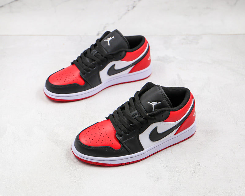 AIR JORDAN 1 LOW x BRED TOE