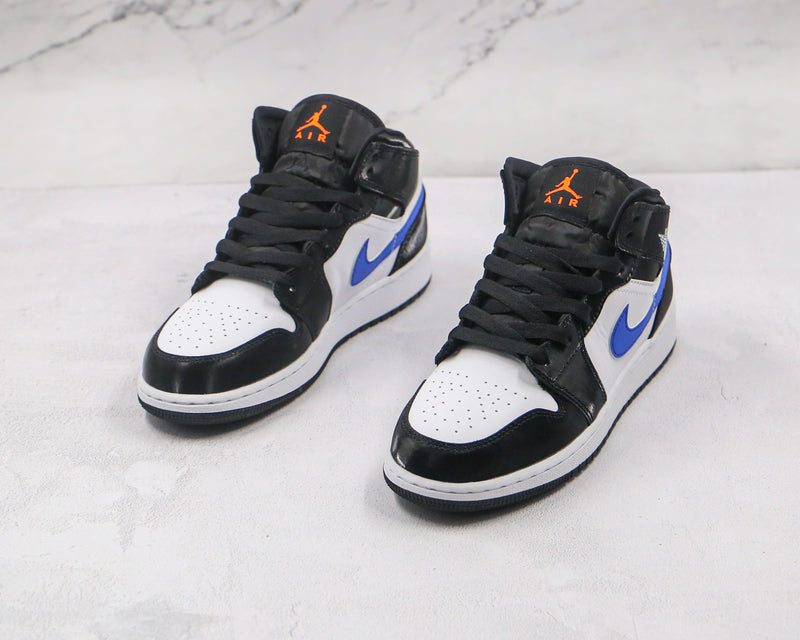 AIR JORDAN 1 MID x BLACK RACER BLUE WHITE GS [MASCULINO/FEMININO]