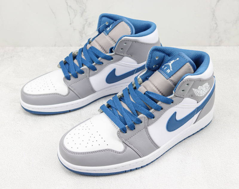 AIR JORDAN 1 MID x TRUE BLUE [MASCULINO/FEMININO]