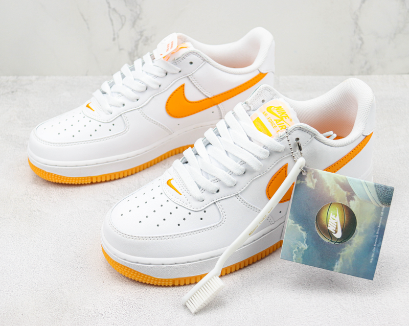 AIR FORCE 1 x WATERPROOF WHITE ORANGE [MASCULINO/FEMININO]