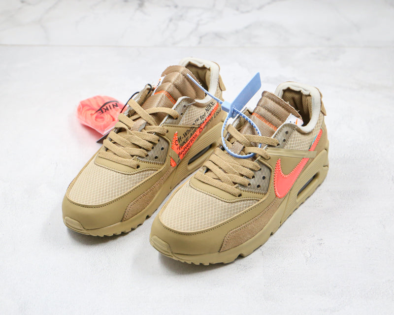 OFF-WHITE x AIR MAX 90 'DESERT ORE' [MASCULINO/FEMININO]