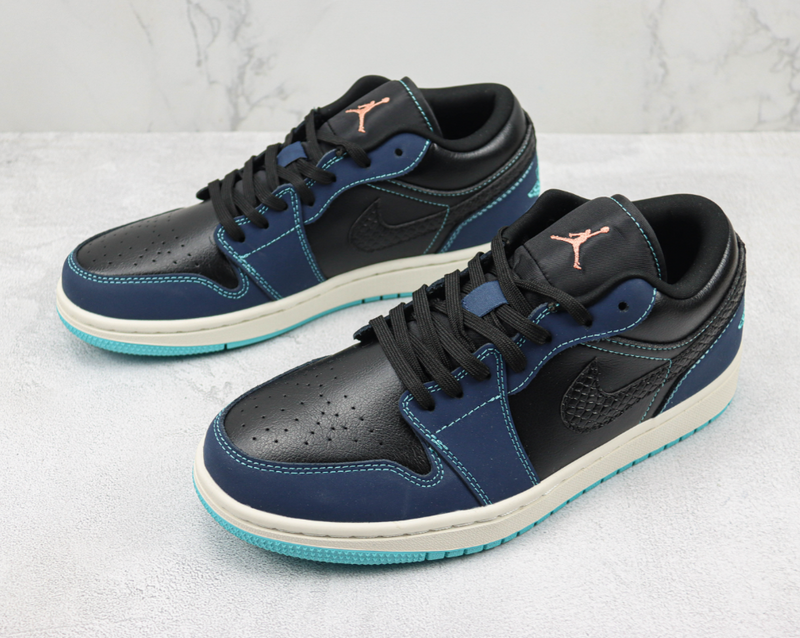 AIR JORDAN 1 LOW x BLACK BLUE [MASCULINO/FEMININO]