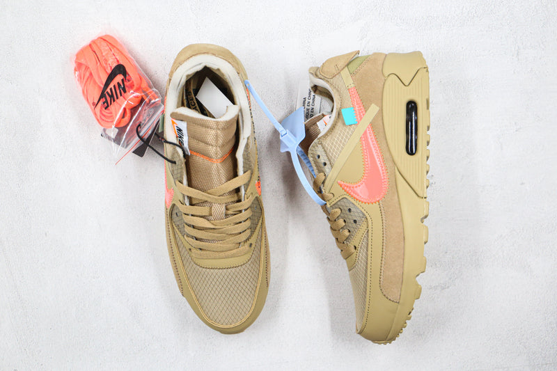 OFF-WHITE x AIR MAX 90 'DESERT ORE' [MASCULINO/FEMININO]