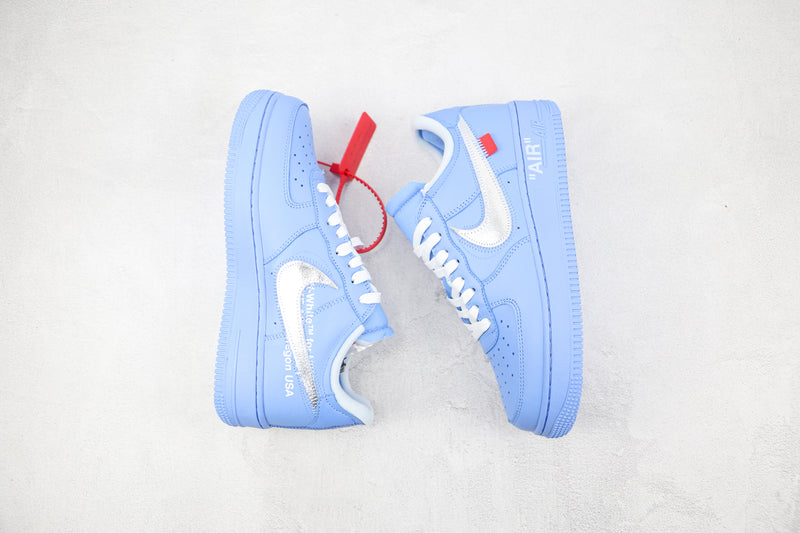 AIR FORCE 1 x OFF-WHITE 'MGA' UNIVERSITY BLUE [MASCULINO/FEMININO]