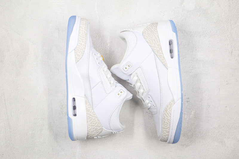 AIR JORDAN 3 x TRIPLE WHITE [MASCULINO/FEMININO]