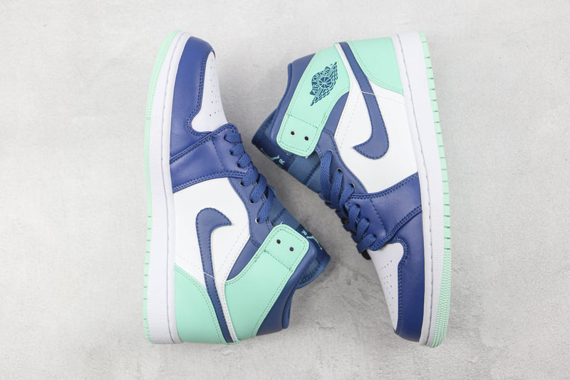 AIR JORDAN 1 MID x BLUE MINT [MASCULINO/FEMININO]