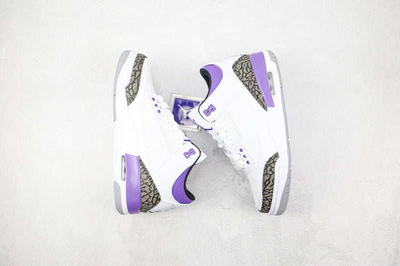 AIR JORDAN 3 x DARK IRIS [MASCULINO/FEMININO]