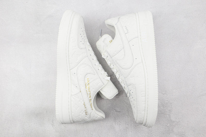 AIR FORCE 1 x LOUIS VUITTON  ''WHITE'' [MASCULINO/FEMININO]