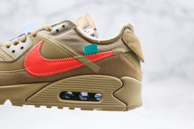 OFF-WHITE x AIR MAX 90 'DESERT ORE' [MASCULINO/FEMININO]