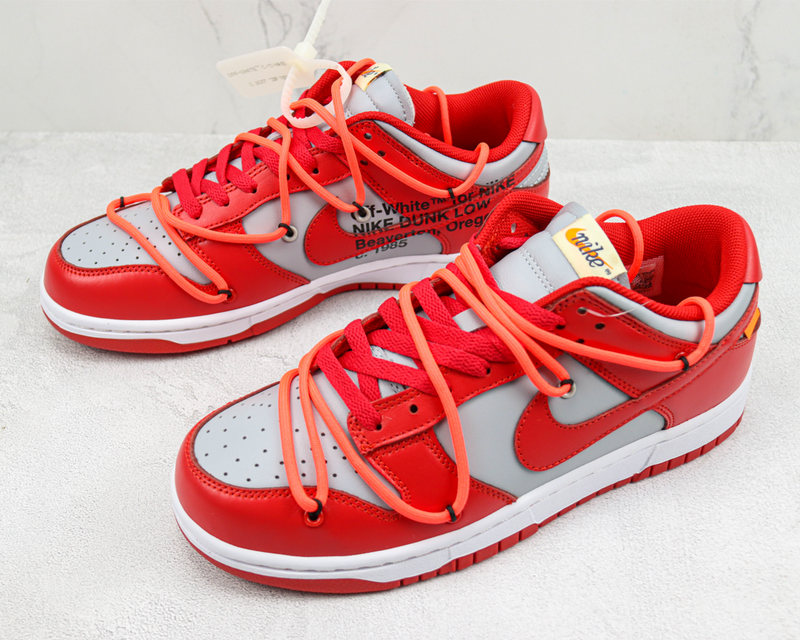 DUNK LOW x OFF-WHITE ''RED'' [MASCULINO/FEMININO]