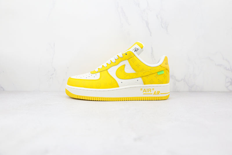 AIR FORCE 1 x LOUIS VUITTON  BY VIRGIL ''ABLOH WHITE YELLOW'' [LV] - [MASCULINO/FEMININO]