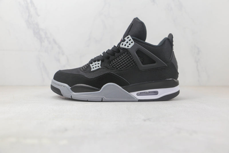 AIR JORDAN 4 x BLACK CANVAS [MASCULINO/FEMININO]