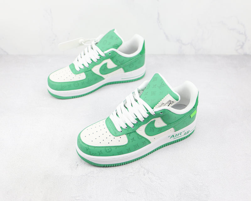 AIR FORCE 1 x LOUIS VUITTON  BY VIRGIL ''ABLOH WHITE GREEN'' [LV] - [MASCULINO/FEMININO]