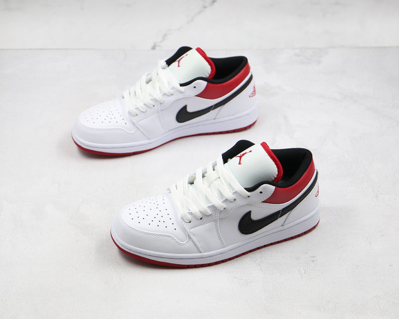 AIR JORDAN 1 LOW x UNIVERSITY RED BLACK [MASCULINO/FEMININO]