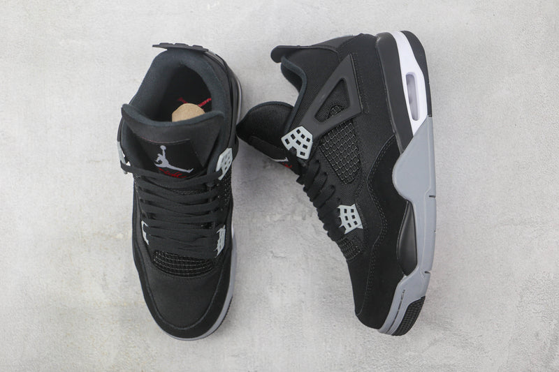 AIR JORDAN 4 x BLACK CANVAS [MASCULINO/FEMININO]