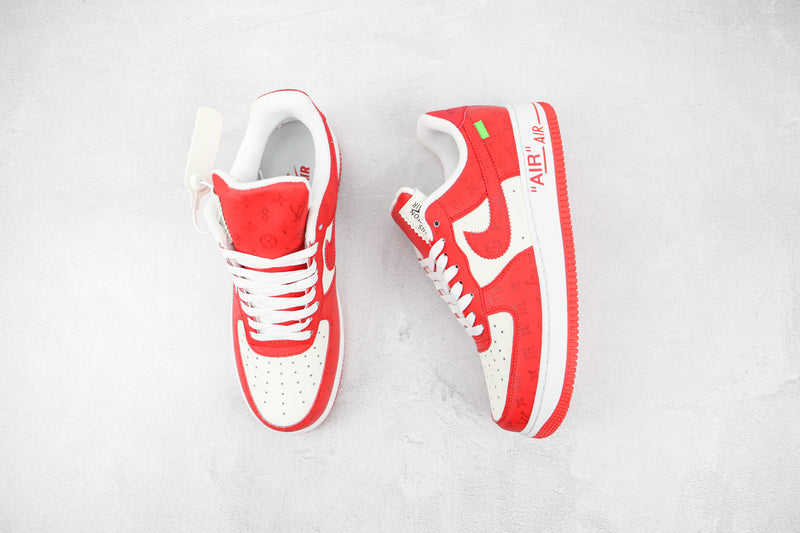 AIR FORCE 1 x LOUIS VUITTON  BY VIRGIL ''ABLOH WHITE RED'' [LV] - [MASCULINO/FEMININO]