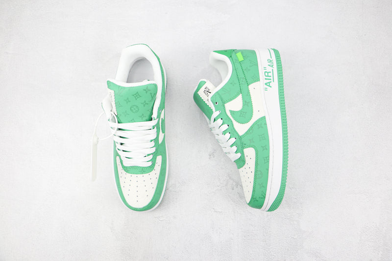 AIR FORCE 1 x LOUIS VUITTON  BY VIRGIL ''ABLOH WHITE GREEN'' [LV] - [MASCULINO/FEMININO]