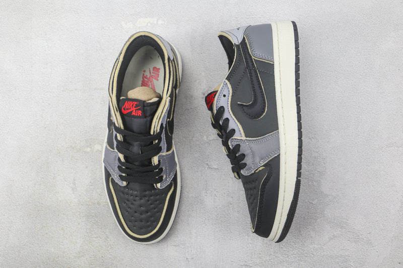 AIR JORDAN 1 LOW OG EX x BLACK AND SMOKE GREY [MASCULINO/FEMININO]