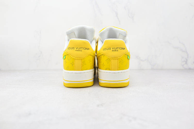 AIR FORCE 1 x LOUIS VUITTON  BY VIRGIL ''ABLOH WHITE YELLOW'' [LV] - [MASCULINO/FEMININO]