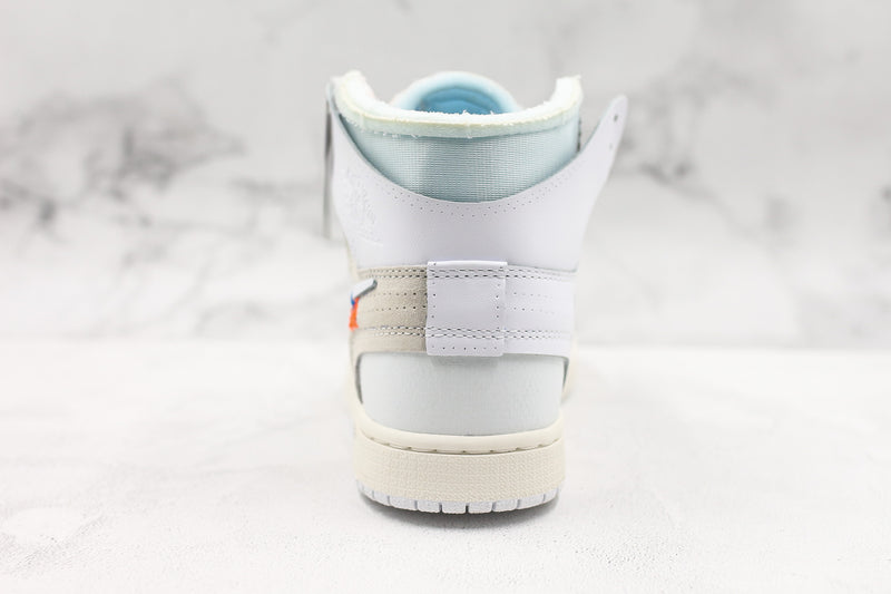 AIR JORDAN 1 HIGH x OFF-WHITE ''WHITE'' [MASCULINO/FEMININO]