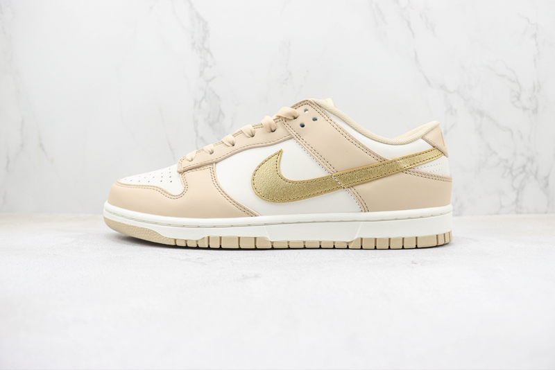 DUNK LOW x METALLIC GOLD ''GOLD SWOOTH'' [MASCULINO/FEMININO]