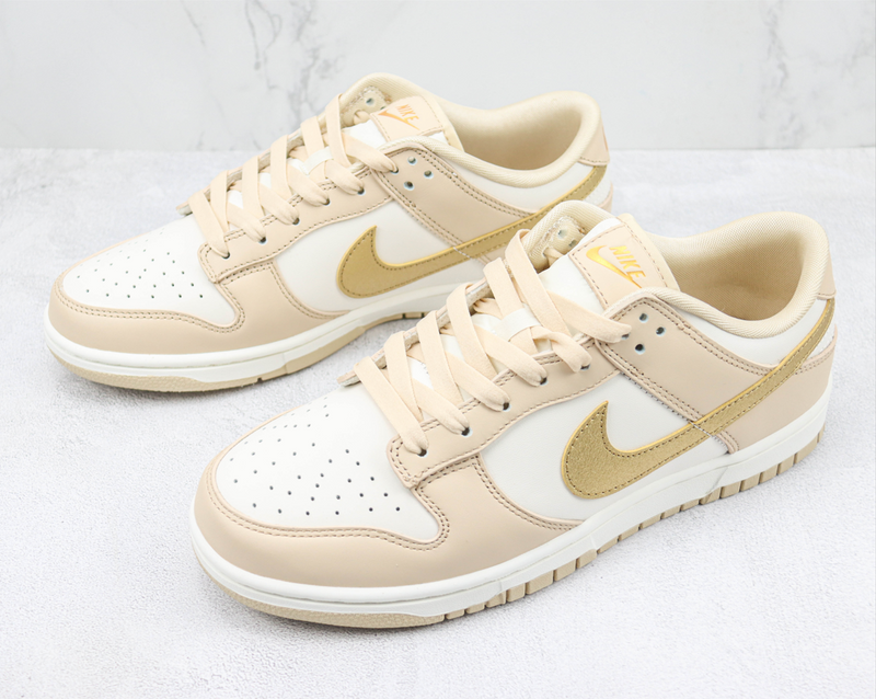 DUNK LOW x METALLIC GOLD ''GOLD SWOOTH'' [MASCULINO/FEMININO]